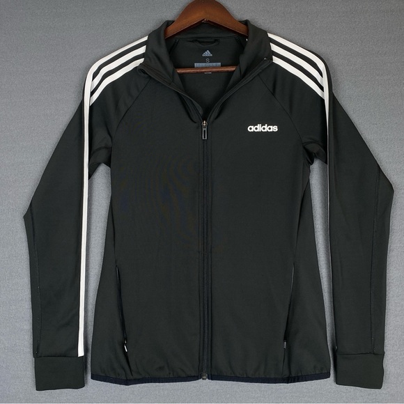 adidas Tops - Adidas Designed 2 Move Track Jacket‎ Women’s Small Full Zip 3 Stripes Climalite